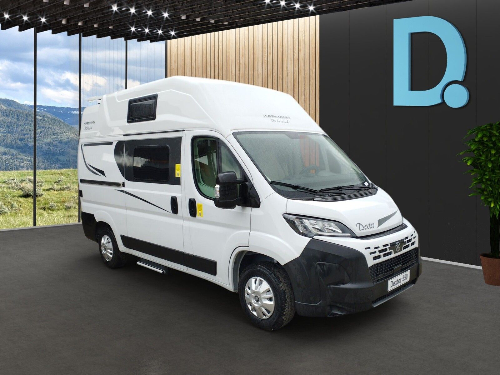 Fahrzeugabbildung Karmann Dexter DE 550 140 PS, Rückfahrkamera