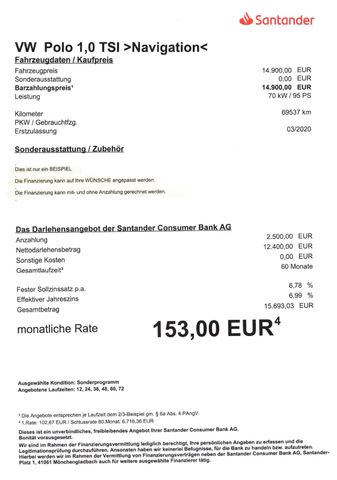 Fahrzeugabbildung Volkswagen Polo VI IQ.DRIVE >Navi/Sitzheiz/Einparkhilfe/ACC