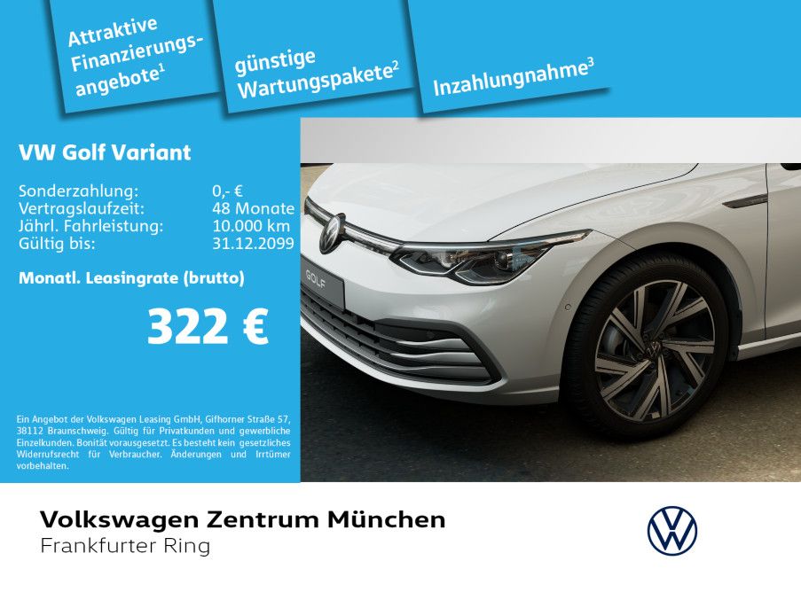 Golf VIII Variant 1.5 eTSI Style LED+Navi RearVi