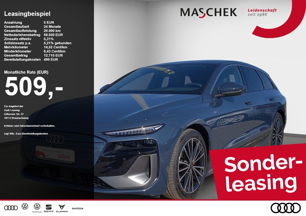 Audi A6 e-tron Avant S line 0.25% AHK Lenkh 360° HUD