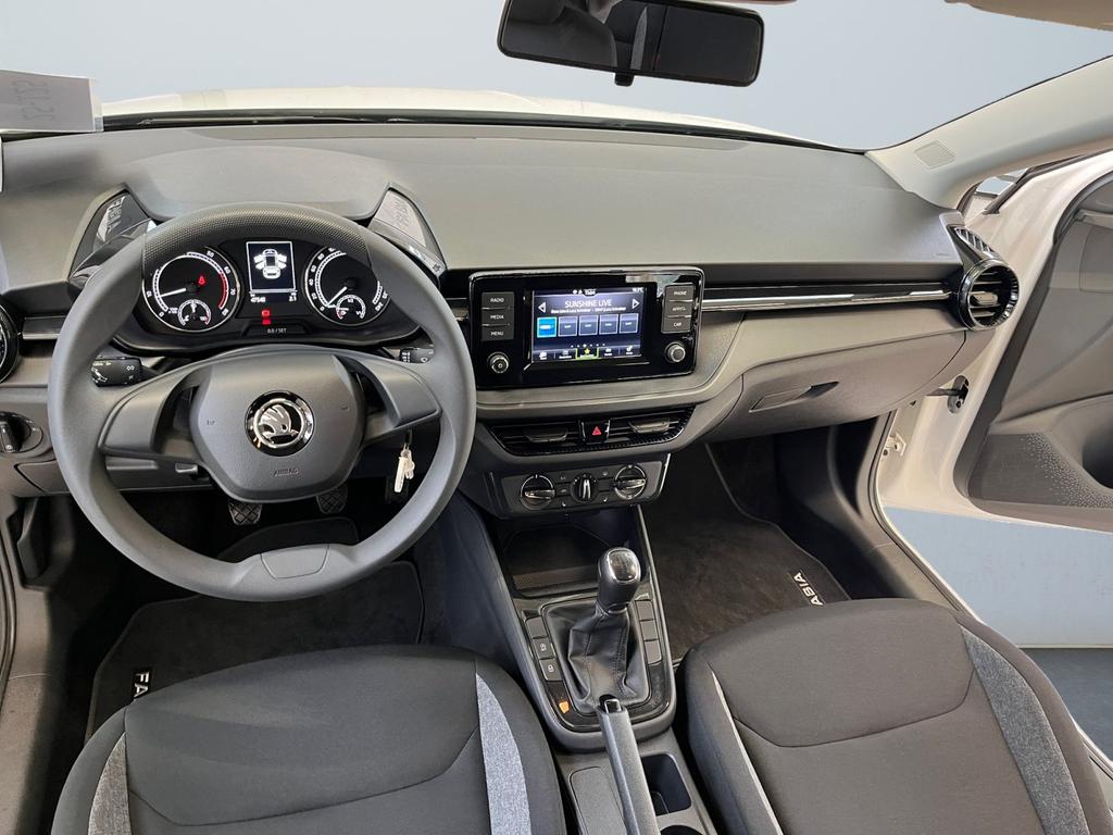 Skoda Fabia 2022 г. Белый, пробег 47540 км