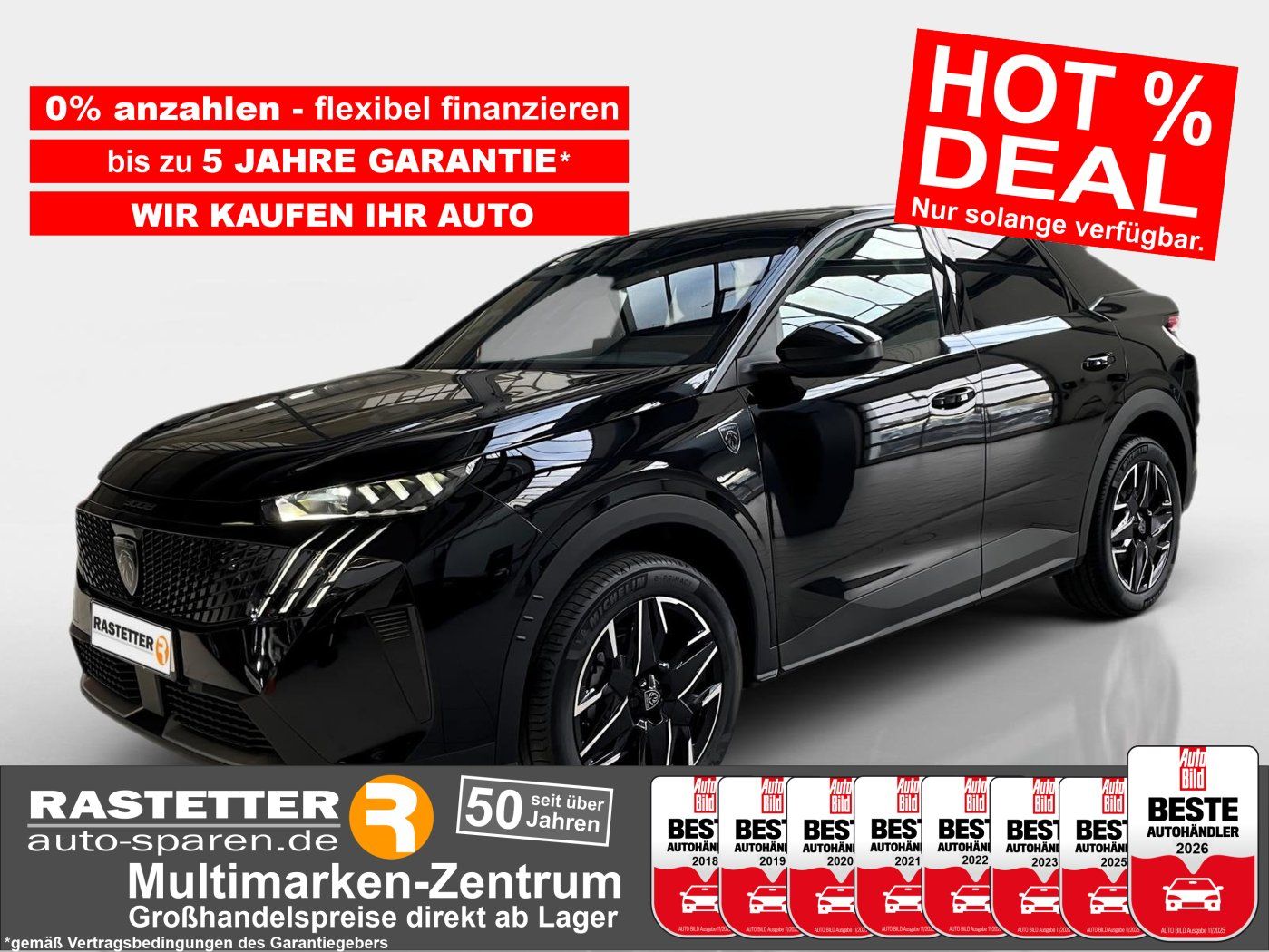 Peugeot 3008 Hybrid 136 GT Matrix+Navi+19Z+eHeckkl+ACC+K