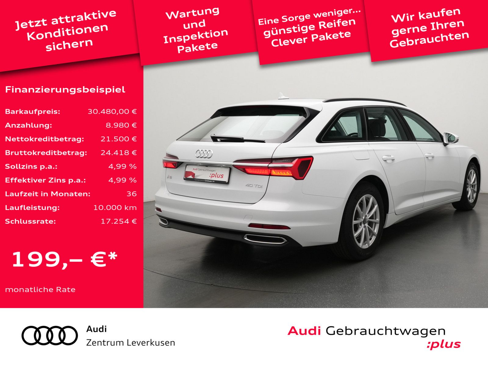 Audi A6 Avant PANO NAVI SHZ CARPLAY LED PDC imagem 2