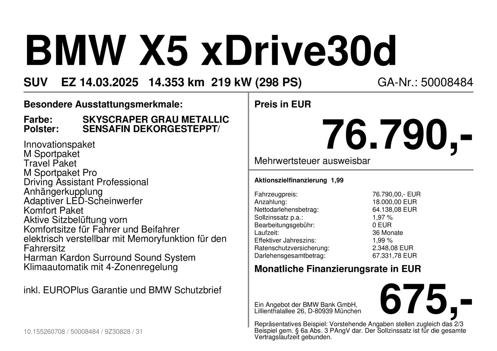 BMW X5 xDrive30d MSport Pro Panno AHK HUD Soft-Close imagem 2
