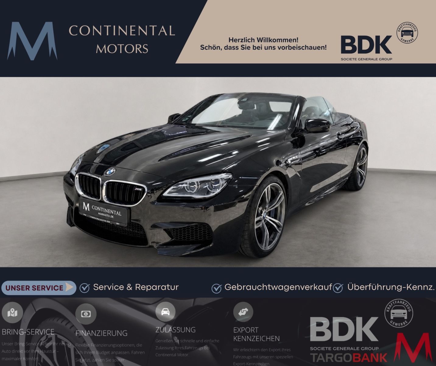 BMW M6 M6 Cabrio*Individual Merino*Kamera*Harman&Kardon