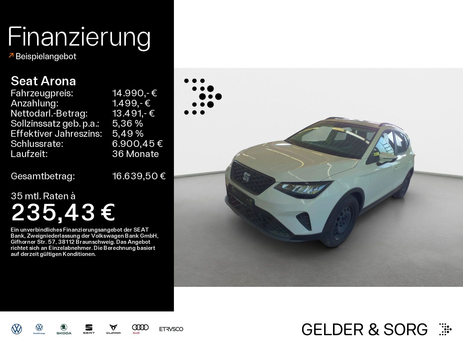 SEAT Arona Style 1.0 TGI RFK*LED*Navigation*ACC