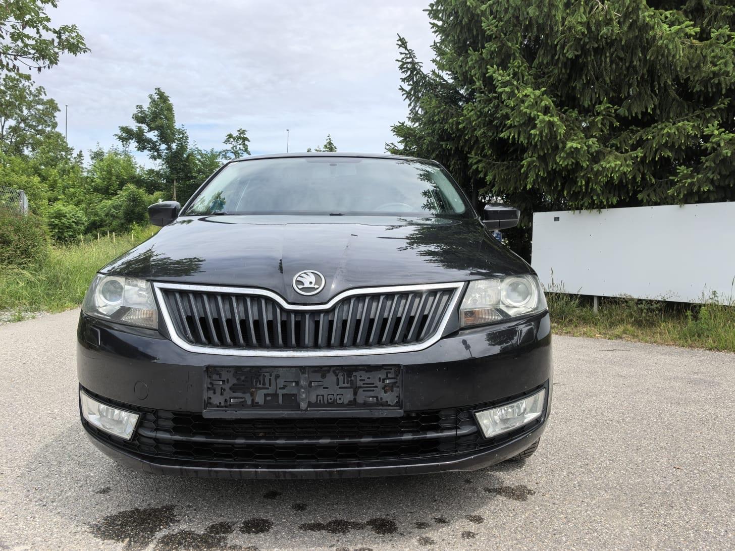 Skoda Rapid 2014 — rear view
