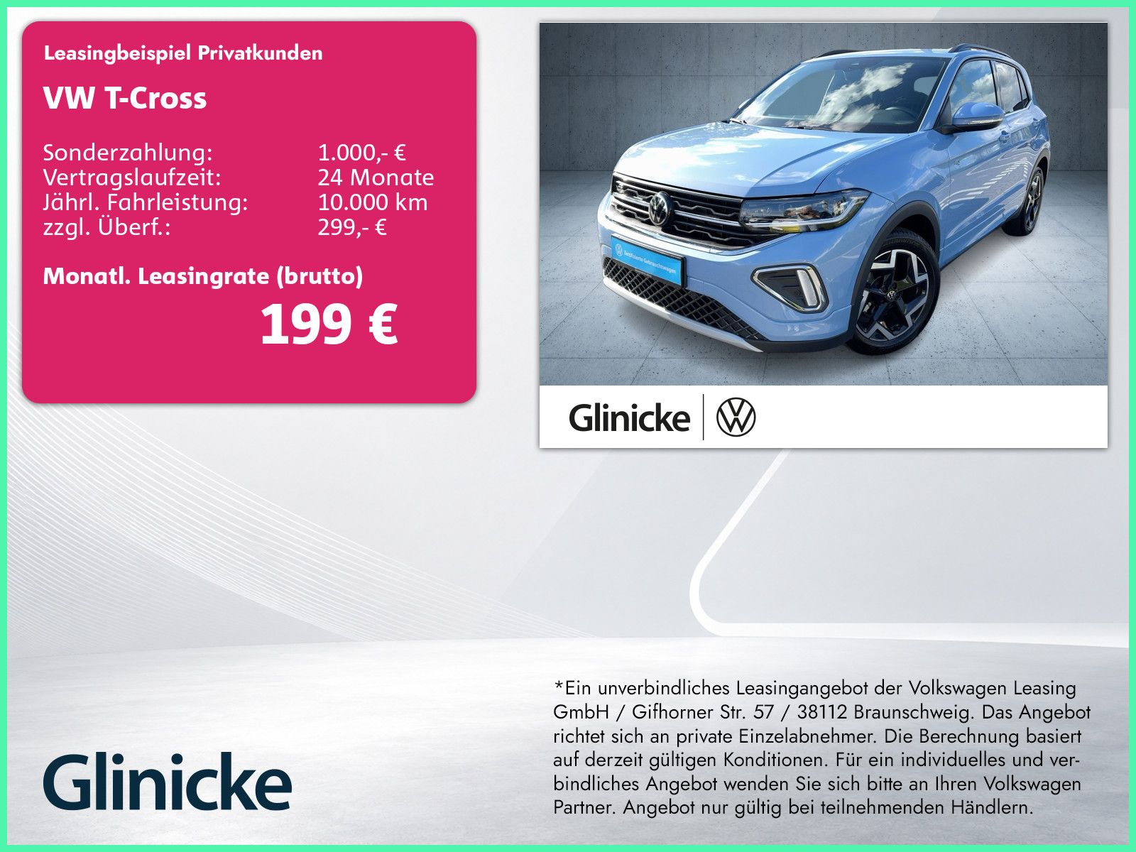Volkswagen T-Cross R-Line 1.0 TSI DSG Matrix/Nav/ACC/Clima/