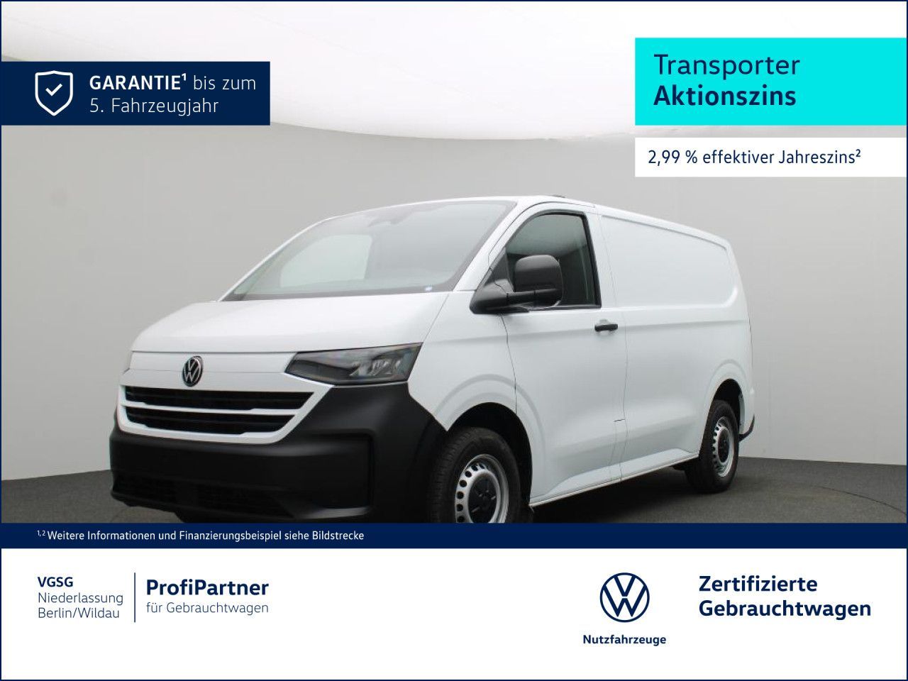 Volkswagen Transporter Kasten Kurz AHK Navi PDC Klima RFK