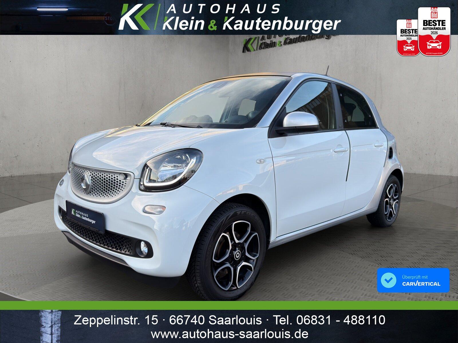 Smart forfour prime 52kW DSG+FALTDACH+LEDER+SITZHZG+