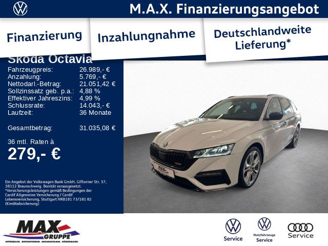 Octavia Combi RS iV 1.4 eTSI MATRIX+NAV+PANO+HUD