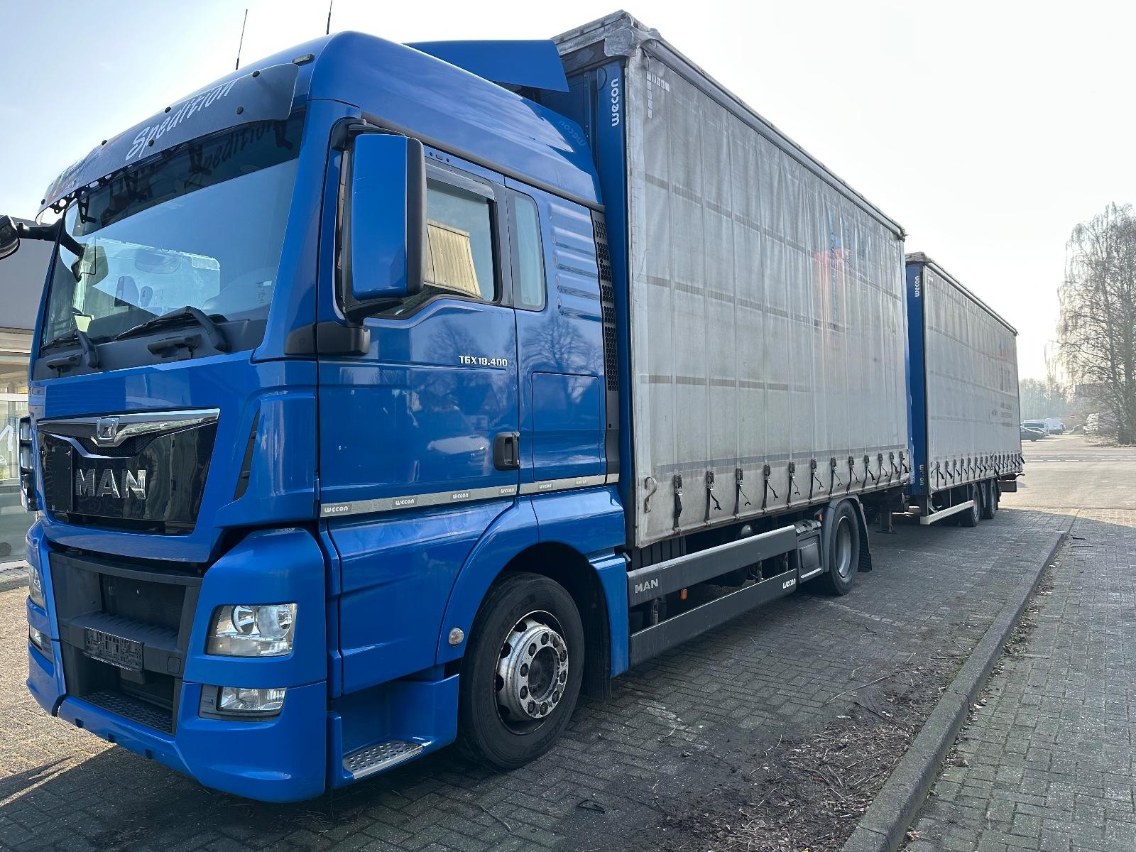 MAN TGX 18-400 Jumbozug inkl.Wecon Anhänger 18t