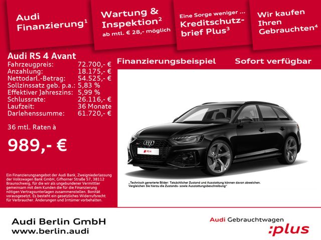 Audi RS 4 Avant tiptr. PANO 360° MATRIX ACC VIRTUAL