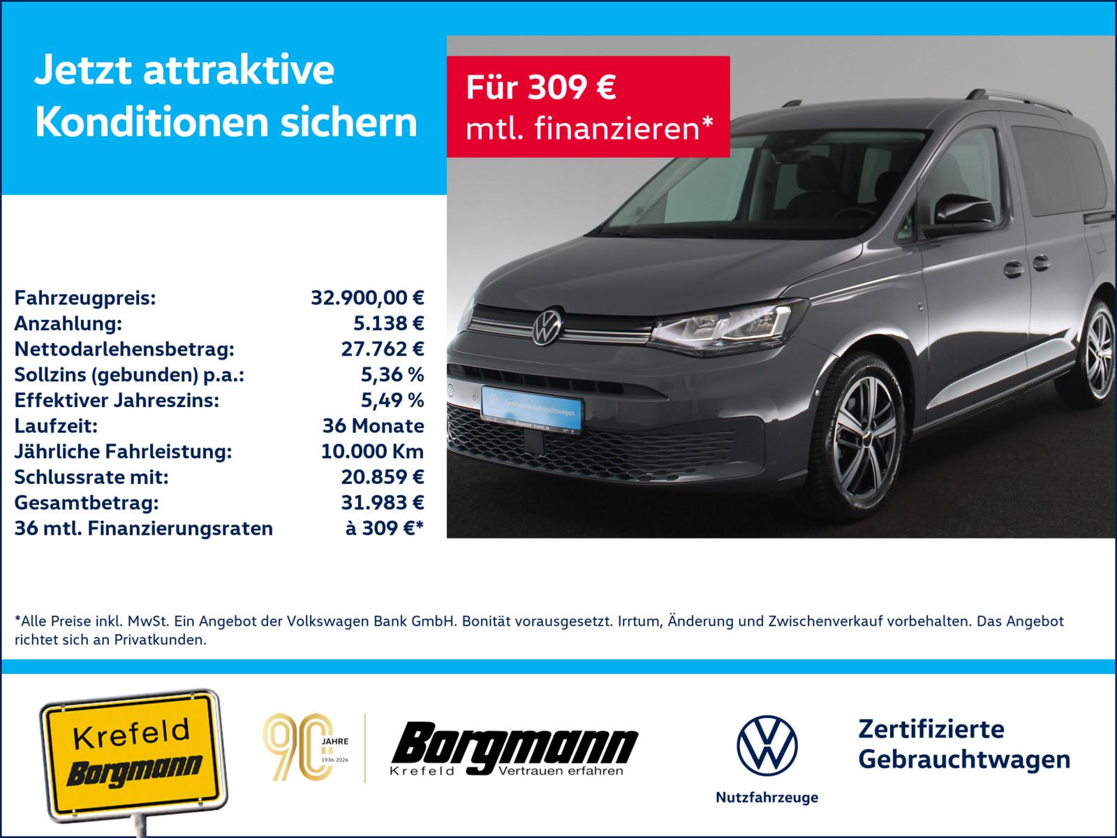 Volkswagen Caddy 2.0 TDI Goal ACC KAMERA SHZ PDC KEYLESS