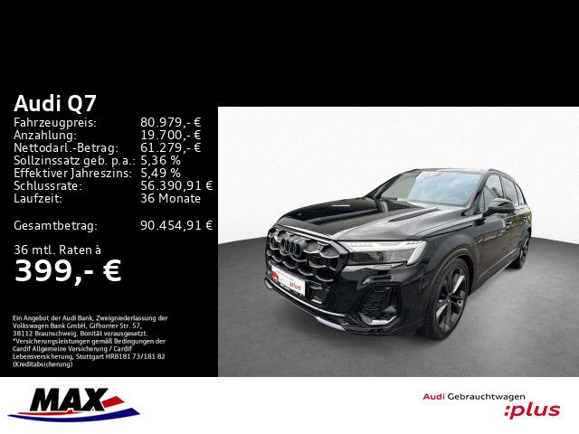 Q7 50 TDI QUATT 7-SITZER S LINE MATRIX+AHK+PANO+