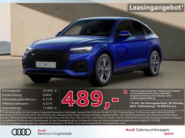 Audi Leasingangebot: Audi Q5 Sportback 50 TDI qu S line HuD AHK MATRIX ACC