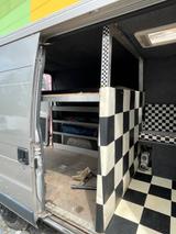 Fiat Motorradtransporter  Renntransporter  Wohnmobil - Wohnwagen mit Motorradträger