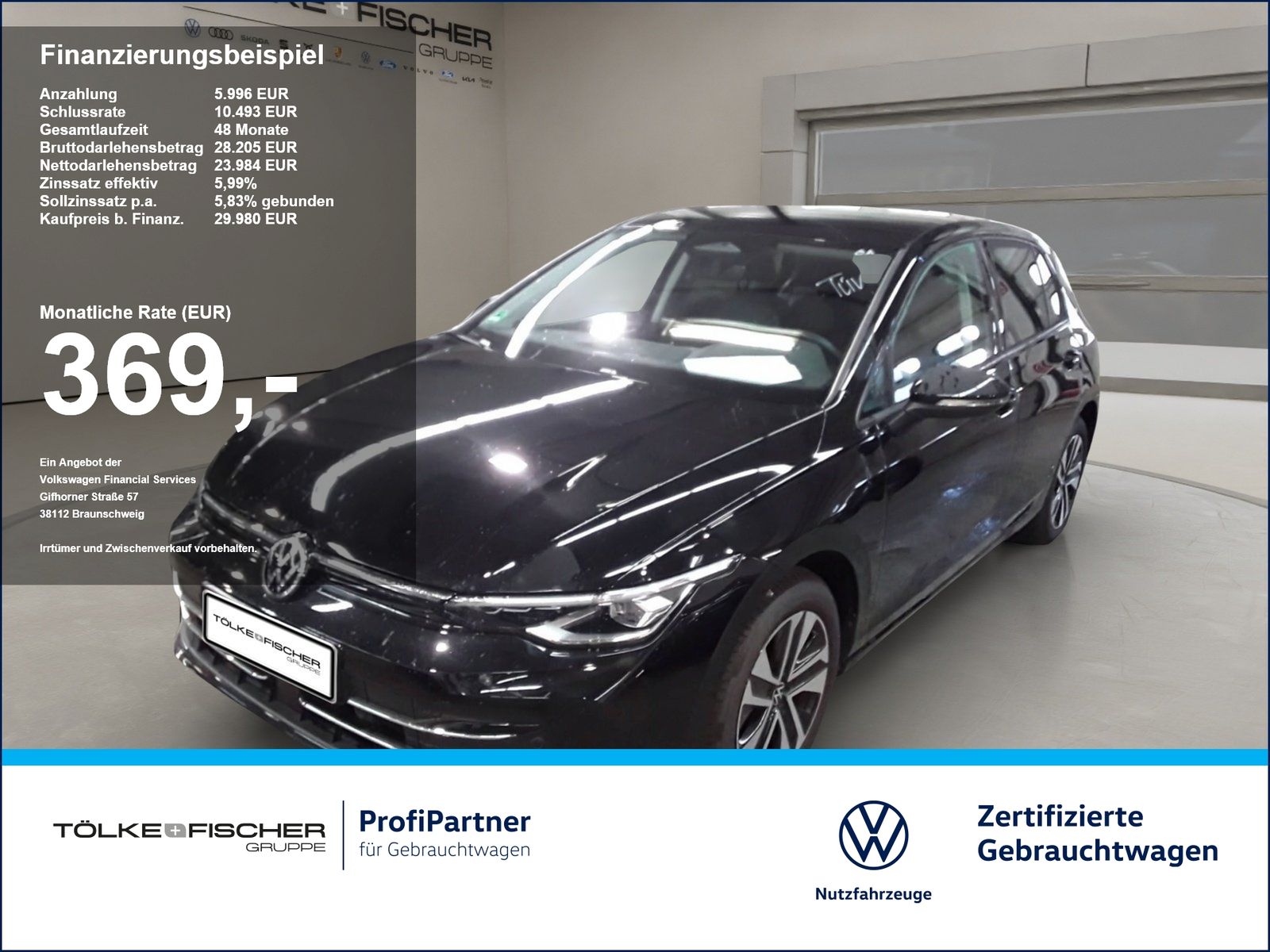 Volkswagen Golf VIII 1.5 eTSI W Energy ACC AHK AUT Kam. LED foto 1