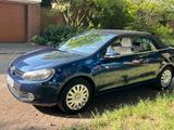 Volkswagen Golf 1.4 TSI Cabriolet - - Volkswagen Golf mit Benzin-Antrieb: Blau, Leder, Metallic, Cabrio