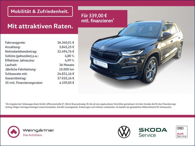 Kodiaq 2.0 TDI Sportline 4x4, AHK, Business Amun