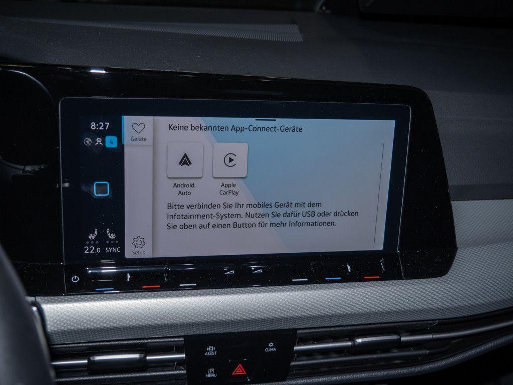 Volkswagen Golf VIII 1.0 eTSI Move LED Keyless APP Sitzhzg., миниатюра 12