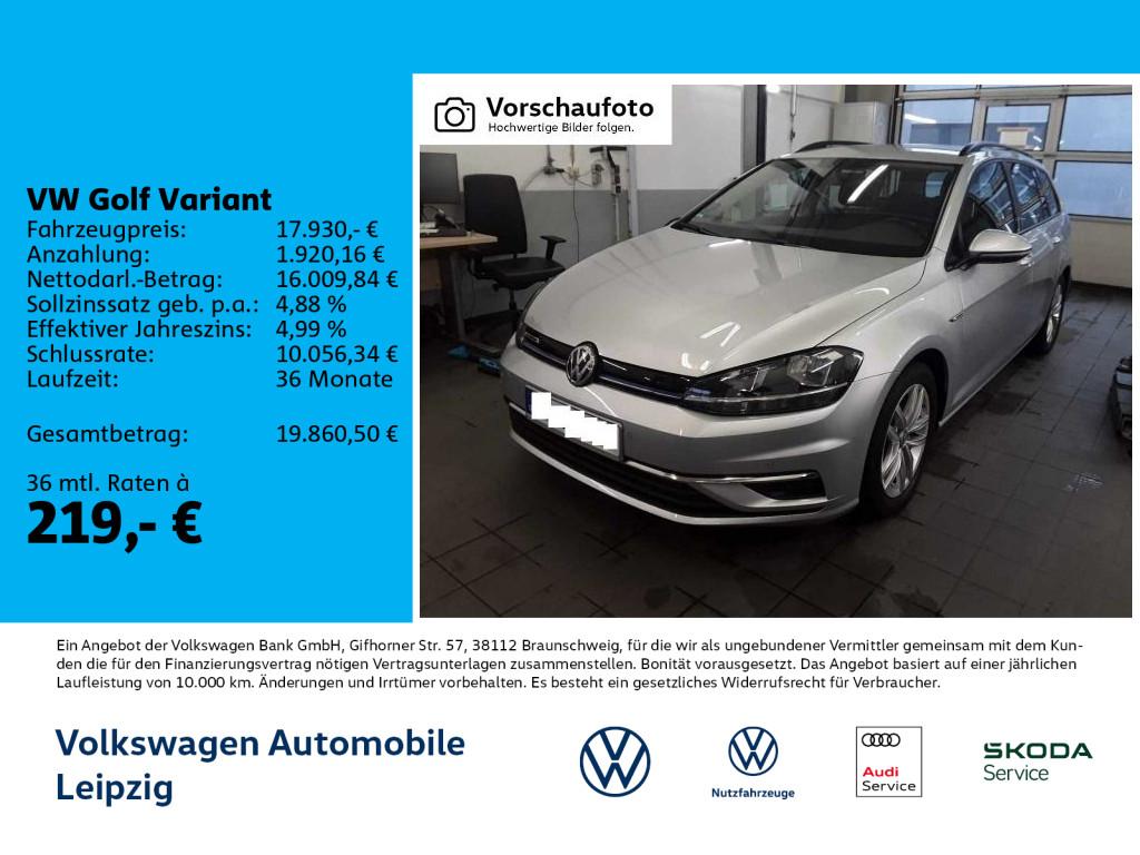 Volkswagen Golf VII Variant 1.5 TSI Comfortline *ACC*APP*Na