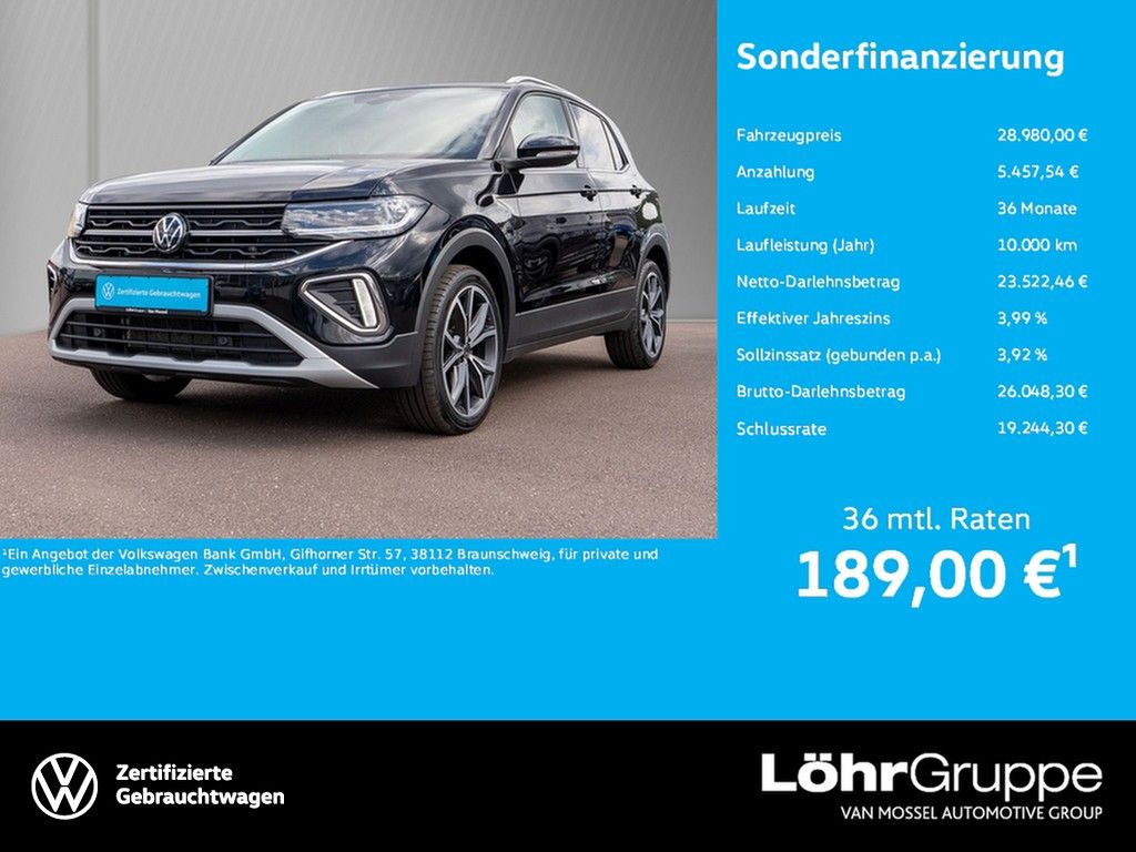 Volkswagen T-Cross 1.5 TSI DSG Style AHK Navi foto 1