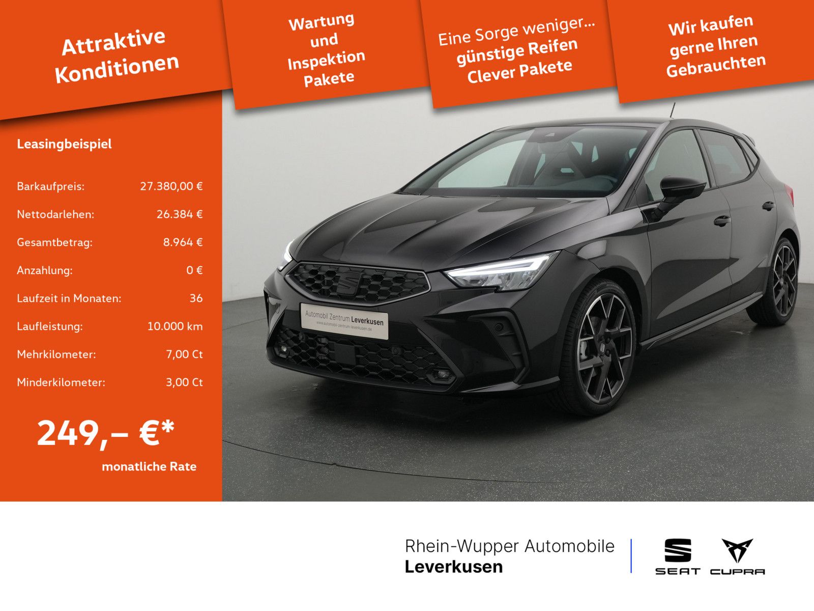 Seat Ibiza FR Black Edition DSG KAMERA ACC KEYLESS