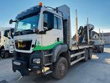 MAN TGA 33.480 6x6 forest truck + scissors + trailer - MAN Kipper 33