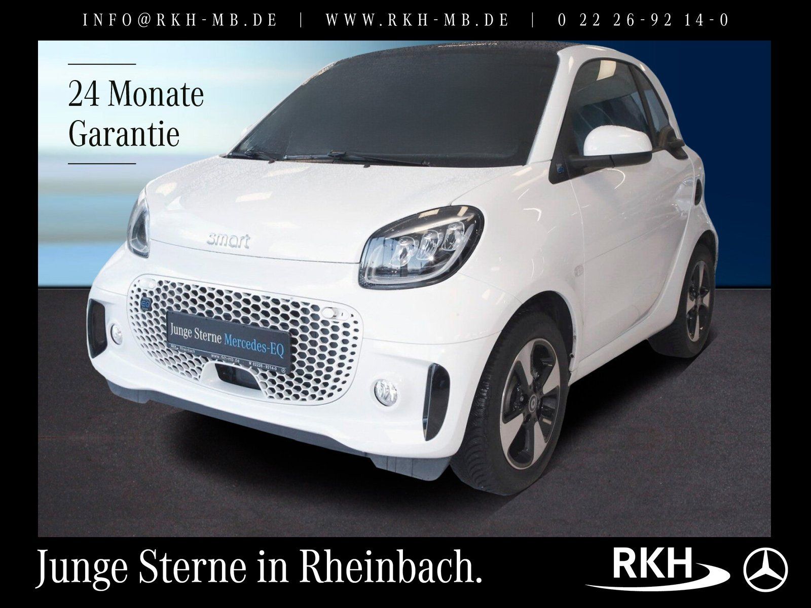 Smart smart EQ fortwo Pano/LED/SHZ/22 kW-Bordlader