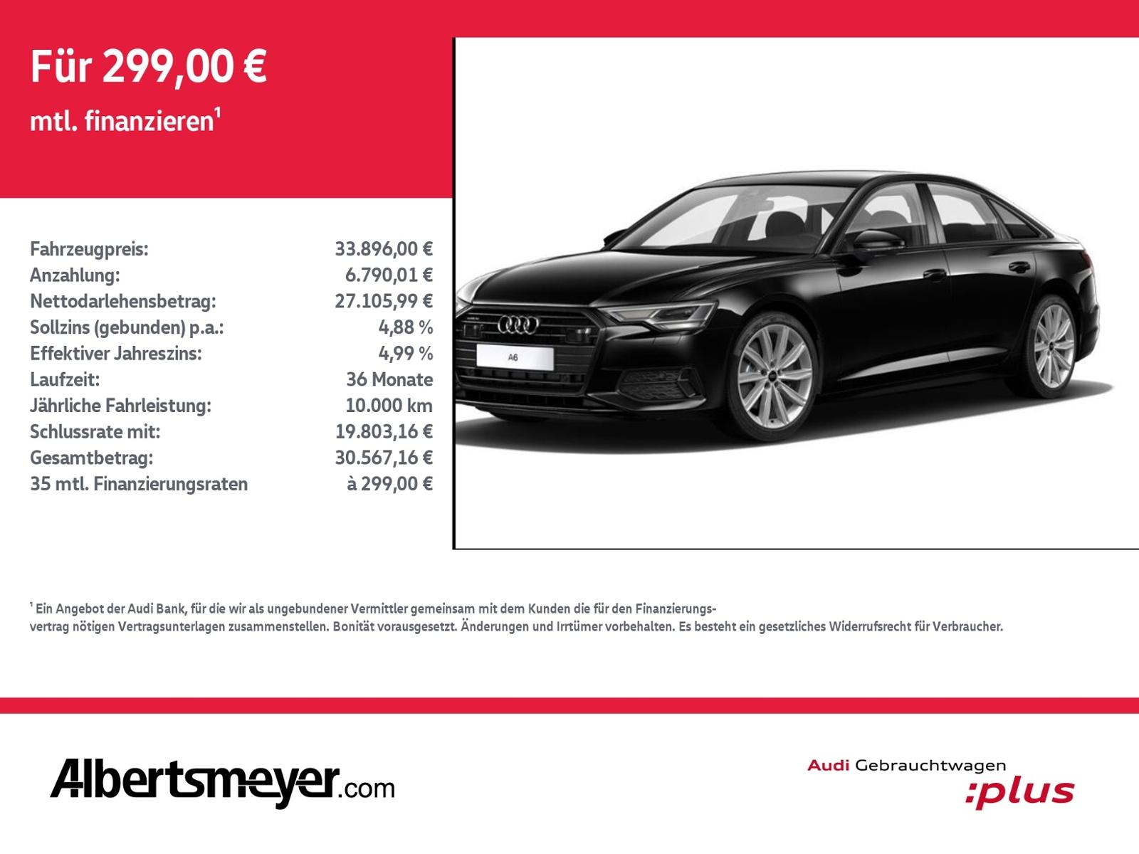 Audi A6 Limousine 3.0 TDI QUATTRO SPORT+OPTIKPAKET+LE