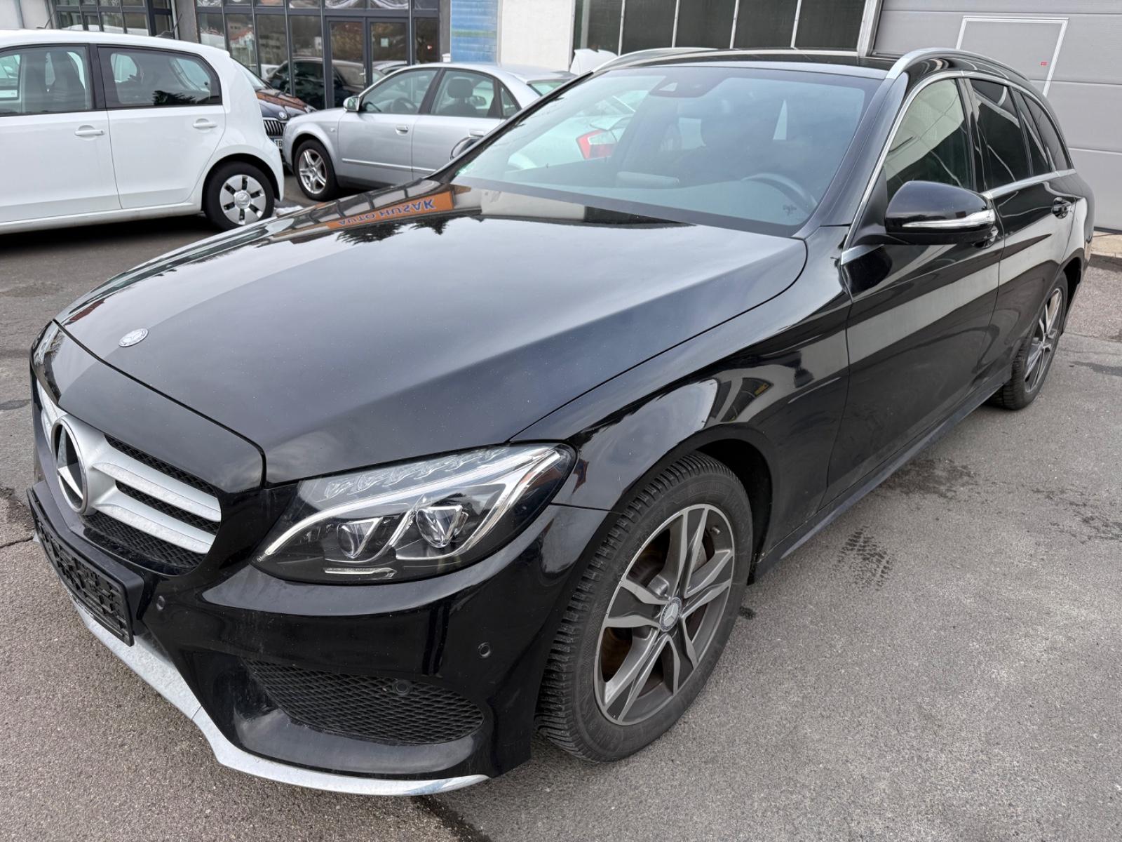 Mercedes-Benz C250d T AMG Line LED AHK PDC RFK Navi Memory 18"