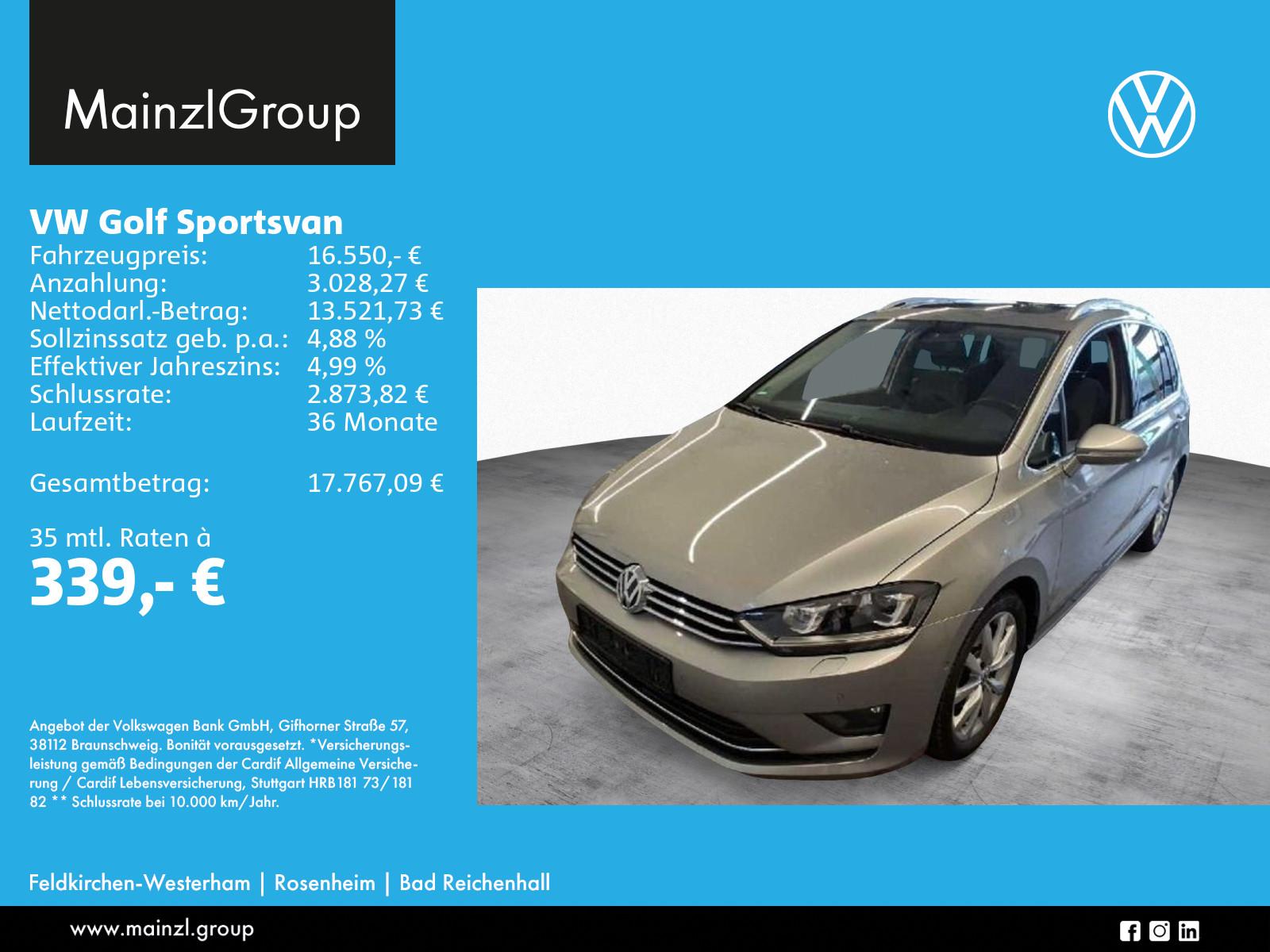 Volkswagen Golf Sportsvan 1.4 TSI DSG Highline Kam AHK Pano