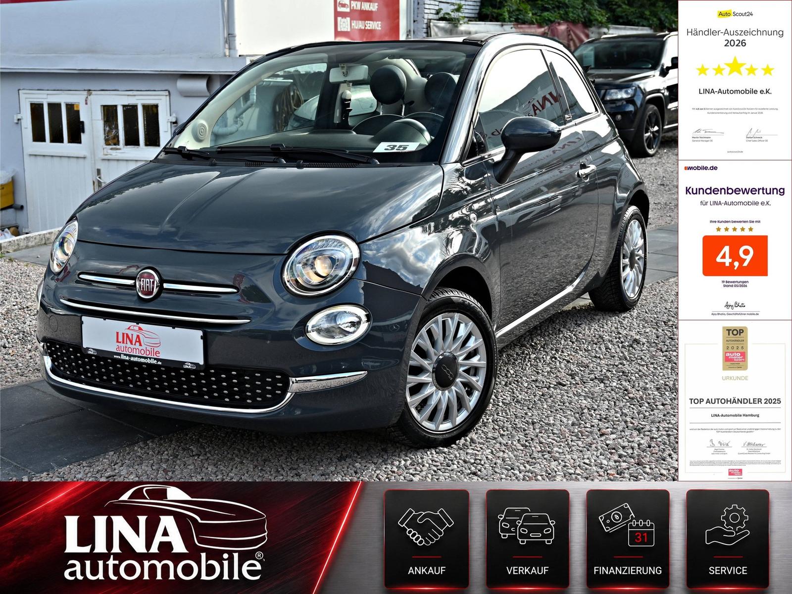 Fiat 500 c Automatik 2.Hd*CarPlay*Klima*Leder*PDC*