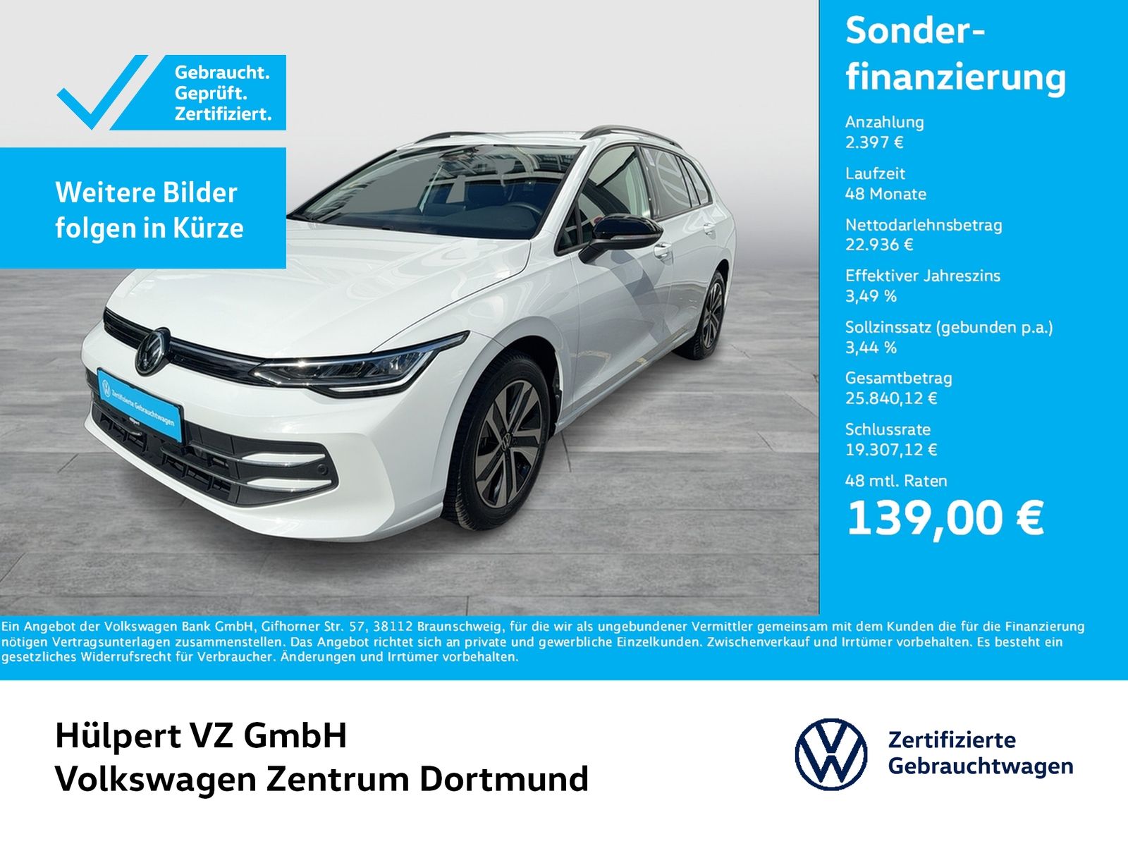 Volkswagen Golf Variant VIII 1.5 eTSI ENERGY HARMAN KARDON foto 1