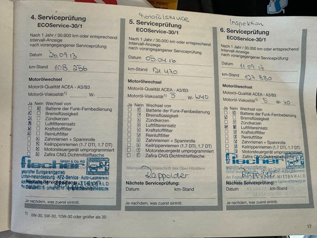 Opel Zafira 1.8 16V Comfort *TÜV NEU*7 Sitzer*