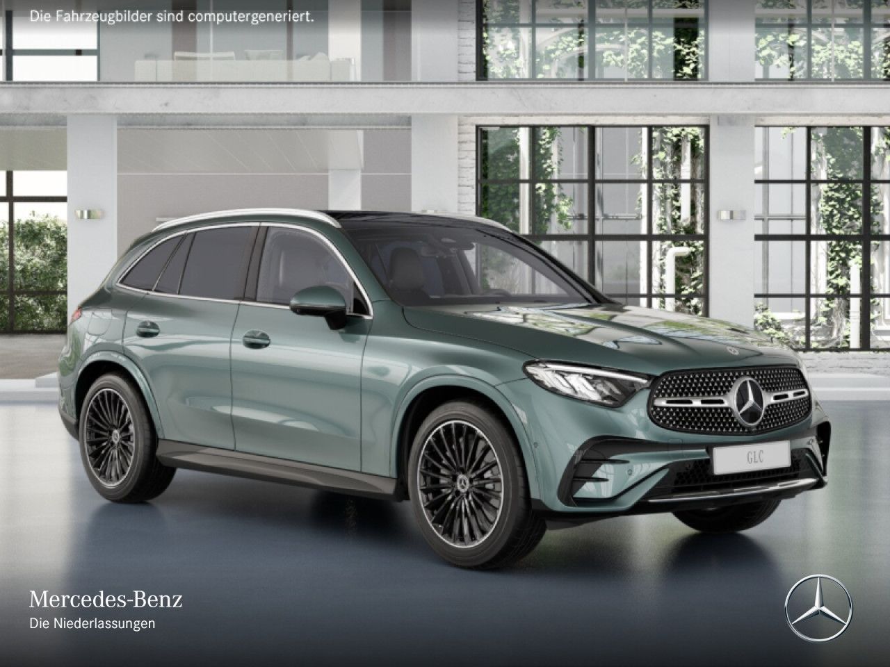 Mercedes-Benz GLC 300 de 4M AMG+PANO+360+AHK+LED+TOTW+KEYLESS foto 17