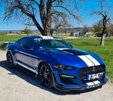 Ford Mustang 2.3 EcoBoost GT500 Optik, top gepflegt! - blaue Ford Mustang