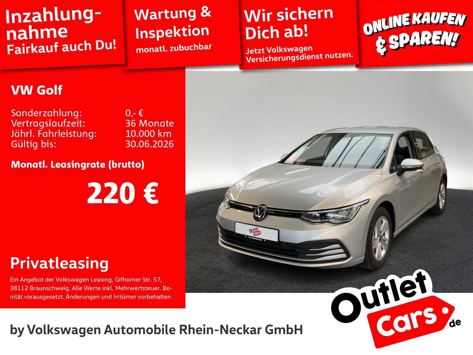 Volkswagen Golf VIII 2.0 TDI Life Navi PDC LED uvm.