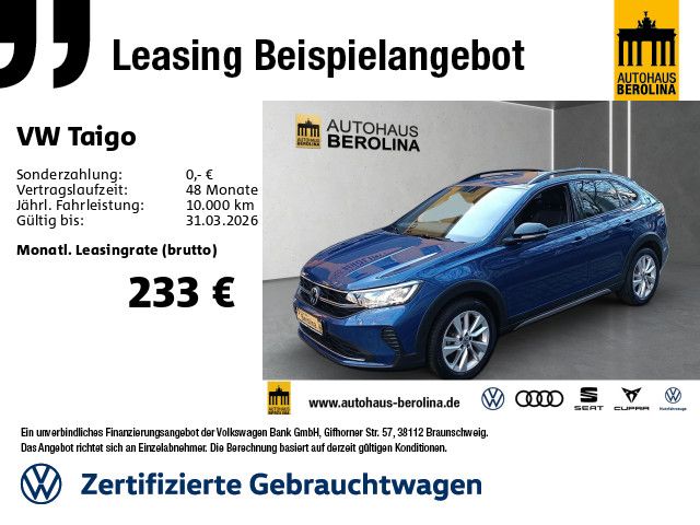 Volkswagen Taigo 1.0 TSI Goal DSG *ACC*NAV*SHZ*App-Connect*