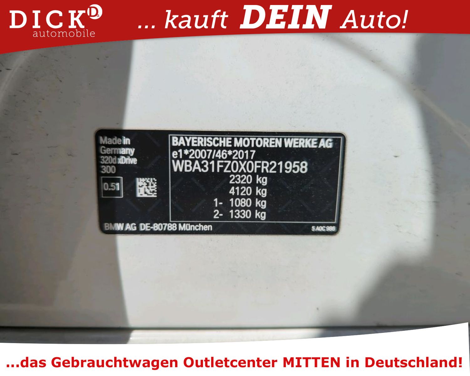 Fahrzeugabbildung BMW 320d Tour xDrive AT8 M Sport LED/NAVI/VIRTU/8Fa