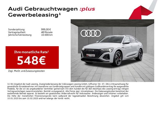 Audi Q8 e-tron Sportback 55 quattro S line Pano LM22