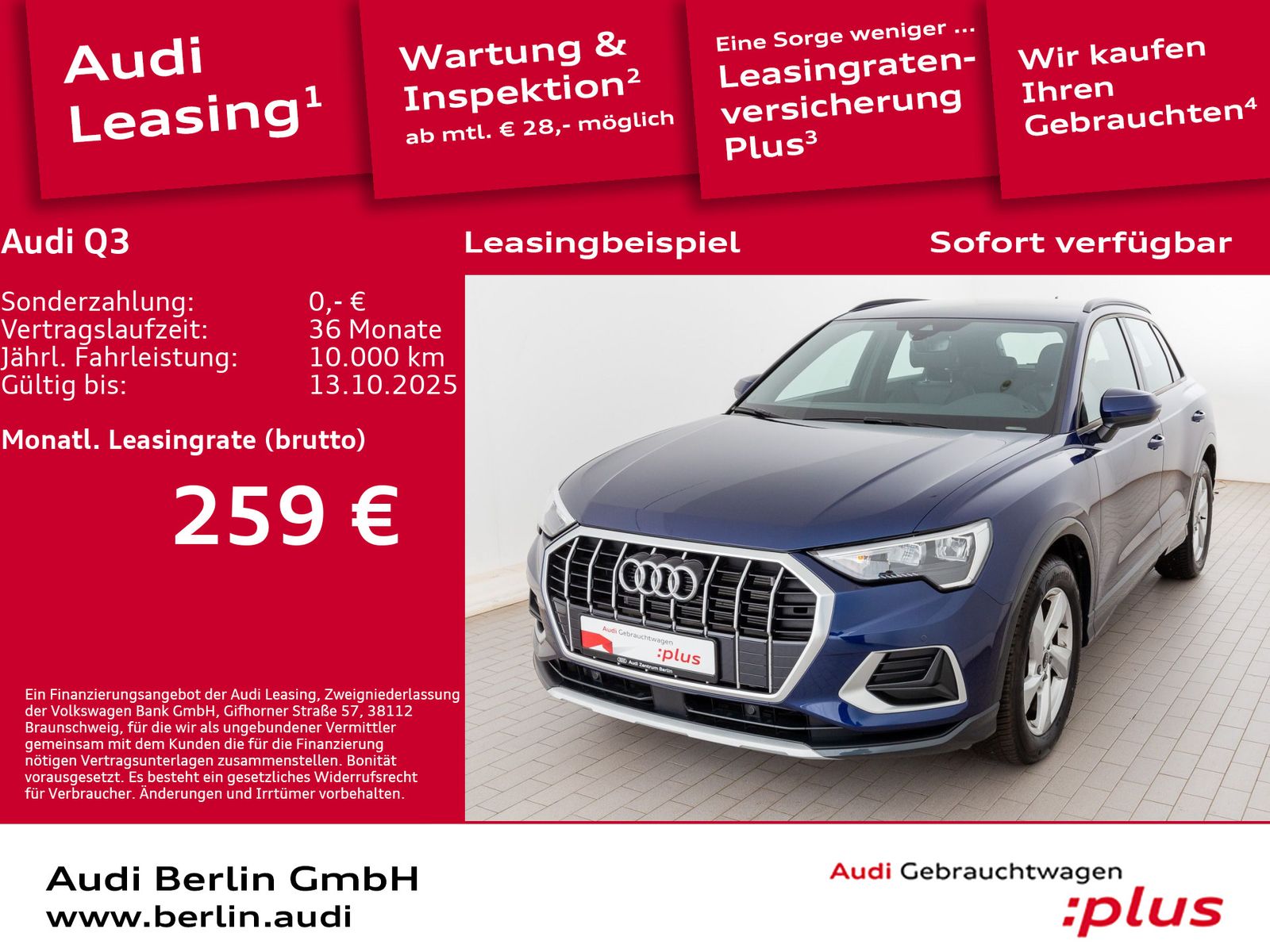 Audi Q3 advanced 35 TDI S tr. PDC NAVI RFK VIRTUAL