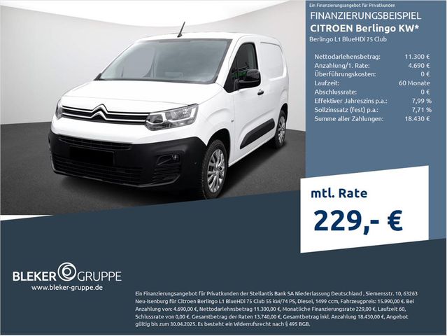 Citroën Berlingo L1 BlueHDi 75 Club