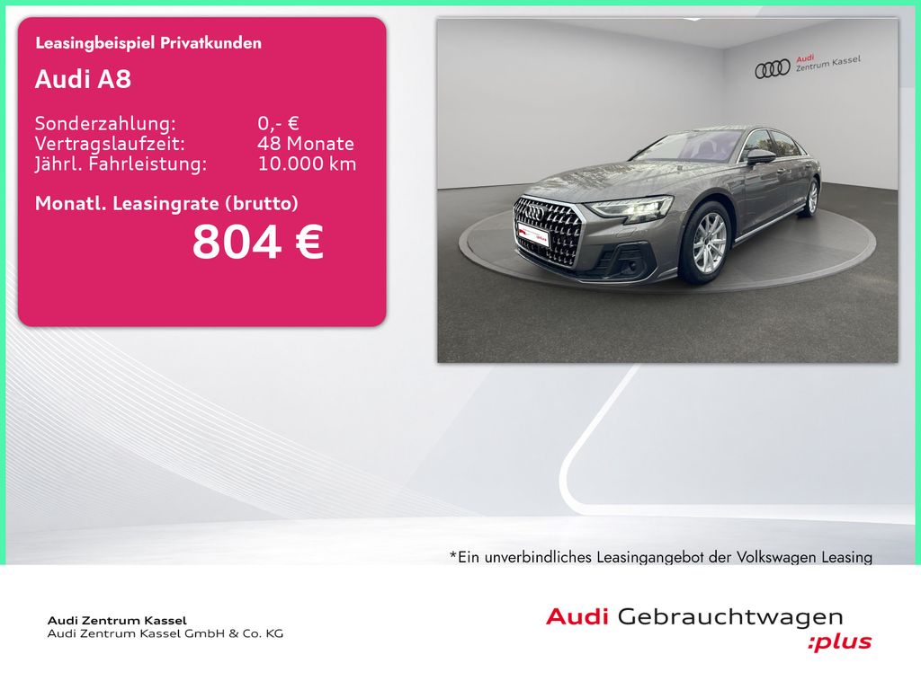 Audi A8 Lang 50 TDI quattro Matrix HuD StandHZG 360°