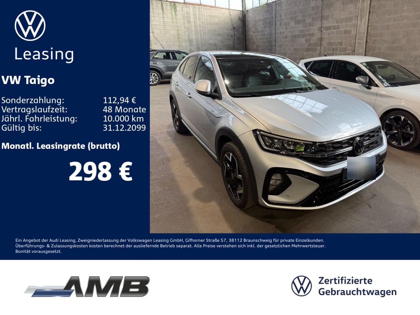 Volkswagen Taigo R-Line 1.0 TSI LED/IQ.Drive/Panodach