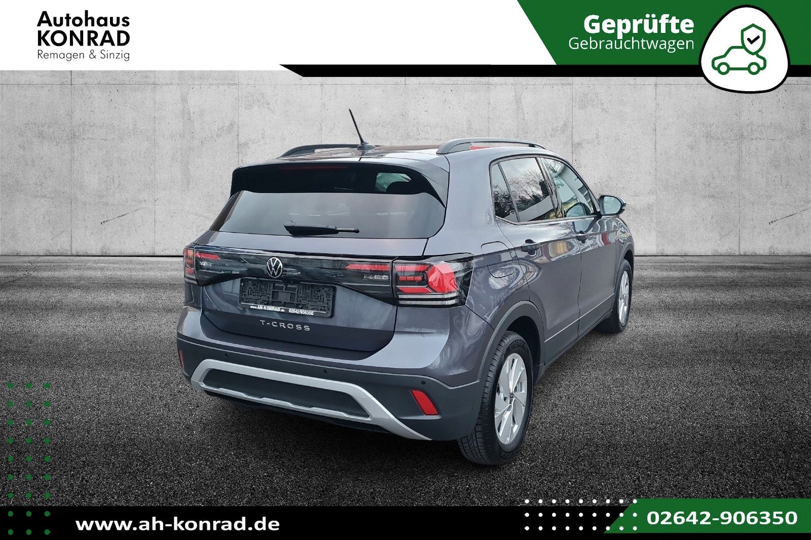 Fahrzeugabbildung Volkswagen T-Cross 1.0 TSI 70 kW Life+AHK+Navi+Kamera