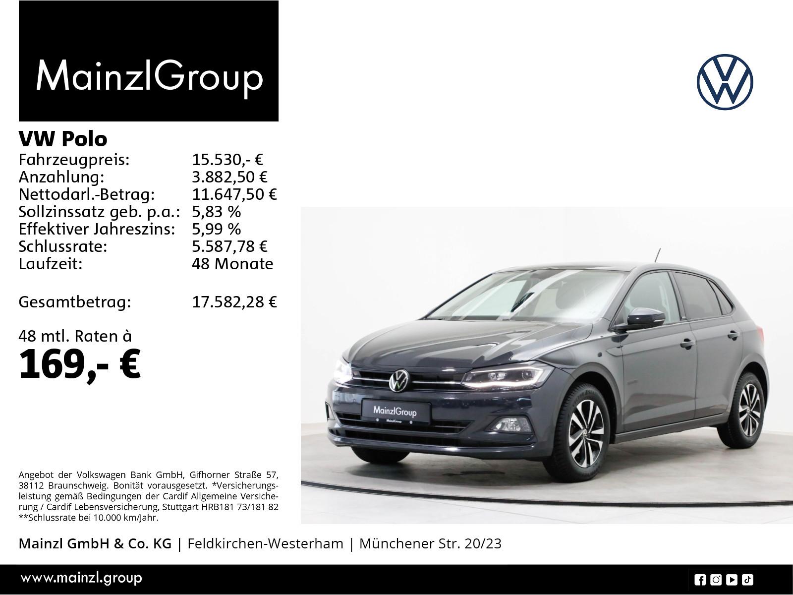 Volkswagen Polo 1.0 TSI United PDC Pano SHZ LED ACC CarPlay