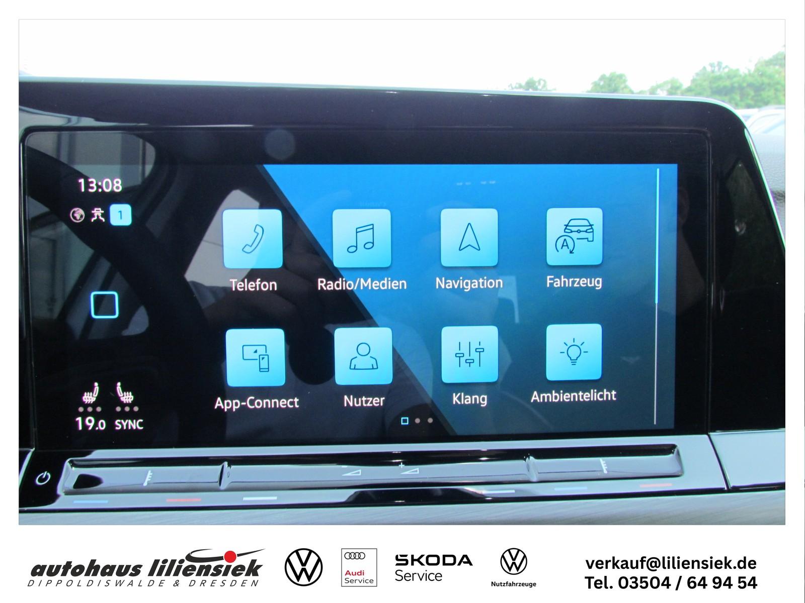 Volkswagen Golf 8 1.5 eTSI DSG Style IQ/LED/NAVI/STANDHZG, миниатюра 19