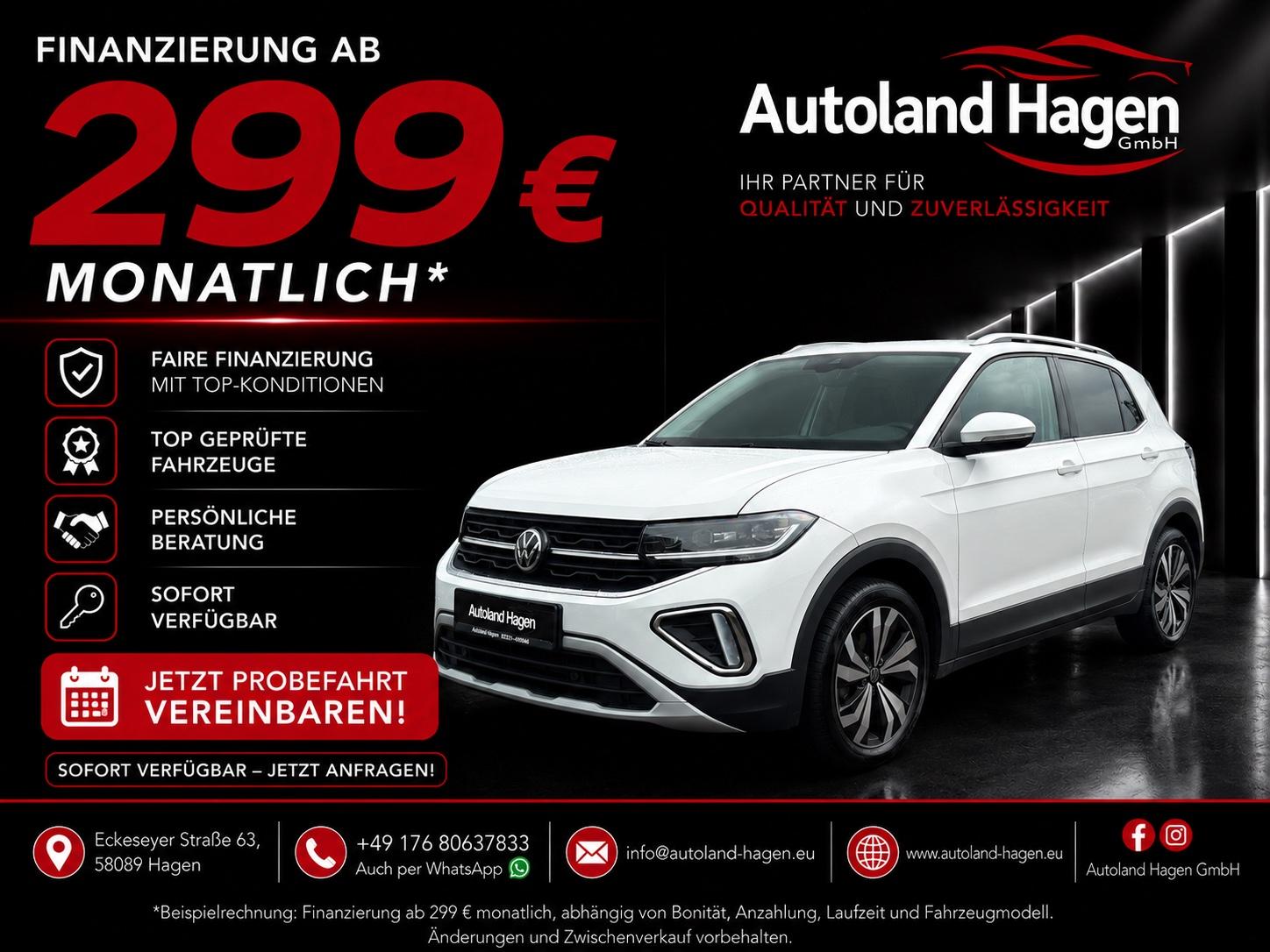 Volkswagen *FINANZIERUNG 299€ + GARANTIE*